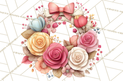 Valentine Fairy Clipart, PNG, Romantic Fairies With Hearts Product Image 2
