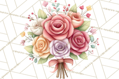 Valentine Fairy Clipart, PNG, Romantic Fairies With Hearts Product Image 3