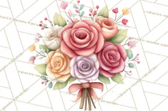 Valentine Fairy Clipart, PNG, Romantic Fairies With Hearts Product Image 3