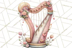 Valentine Fairy Clipart, PNG, Romantic Fairies With Hearts Product Image 2