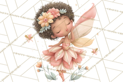 Valentine Fairy Clipart, PNG, Romantic Fairies With Hearts Product Image 3