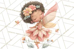 Valentine Fairy Clipart, PNG, Romantic Fairies With Hearts Product Image 3