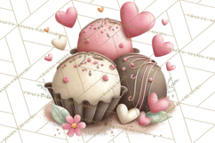 Valentine Fairy Clipart, PNG, Romantic Fairies With Hearts Product Image 3