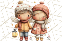 Valentine Fairy Clipart, PNG, Romantic Fairies With Hearts Product Image 4