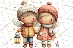 Valentine Fairy Clipart, PNG, Romantic Fairies With Hearts Product Image 4