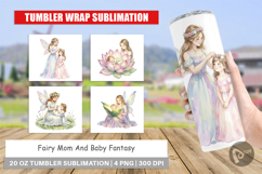 Fairy Mom Baby Fantasy Tumbler Product Image 1