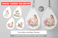 Fairy Mom Baby Fantasy Earring Product Image 1
