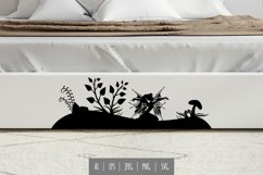 Fairy Relaxing in Nature, Decal for Bed Frame Product Image 1