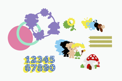 Fairy Cake topper 3D SVG Product Image 3