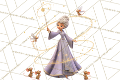 Fairy Tale Princess Clipart PNG, Fairy Godmother, Stepsister Product Image 5