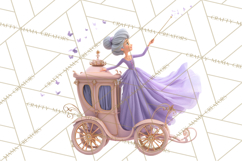 Fairy Tale Princess Clipart PNG, Fairy Godmother, Stepsister Product Image 4