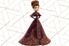 Fairy Tale Princess Clipart PNG, Fairy Godmother, Stepsister Product Image 5
