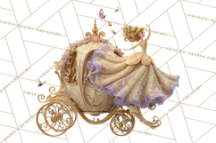 Fairy Tale Princess Clipart PNG, Fairy Godmother, Stepsister Product Image 2