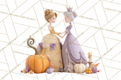 Fairy Tale Princess Clipart PNG, Fairy Godmother, Stepsister Product Image 3