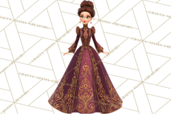 Fairy Tale Princess Clipart PNG, Fairy Godmother, Stepsister Product Image 2
