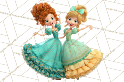 Fairy Tale Princess Clipart PNG, Fairy Godmother, Stepsister Product Image 5