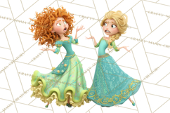 Fairy Tale Princess Clipart PNG, Fairy Godmother, Stepsister Product Image 4