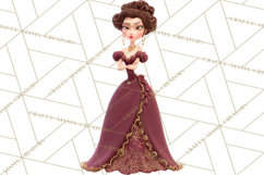 Fairy Tale Princess Clipart PNG, Fairy Godmother, Stepsister Product Image 3