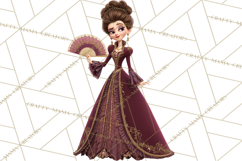 Fairy Tale Princess Clipart PNG, Fairy Godmother, Stepsister Product Image 4