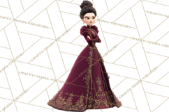 Fairy Tale Princess Clipart PNG, Fairy Godmother, Stepsister Product Image 3