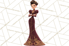 Fairy Tale Princess Clipart PNG, Fairy Godmother, Stepsister Product Image 4