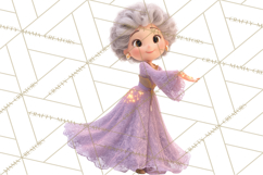 Fairy Tale Princess Clipart PNG, Fairy Godmother, Stepsister Product Image 4