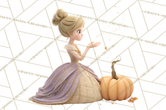 Fairy Tale Princess Clipart PNG, Fairy Godmother, Stepsister Product Image 3