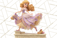 Fairy Tale Princess Clipart PNG, Fairy Godmother, Stepsister Product Image 4
