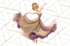 Fairy Tale Princess Clipart PNG, Fairy Godmother, Stepsister Product Image 2