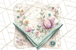 Art Nouveau Fairy Tea Party Clipart PNG Product Image 3