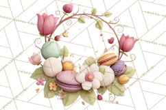 Art Nouveau Fairy Tea Party Clipart PNG Product Image 2