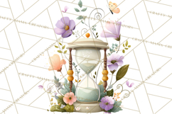 Art Nouveau Fairy Tea Party Clipart PNG Product Image 3