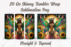 Floral Fairy Tumbler Wrap, Fantasy Forest Tumbler, Mystical Product Image 2