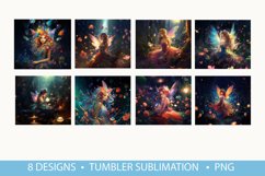 Magic Fairy Tumbler Wrap Sublimation Product Image 2