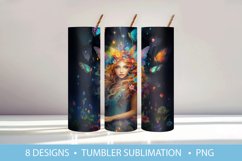 Magic Fairy Tumbler Wrap Sublimation Product Image 3