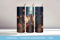 Magic Fairy Tumbler Wrap Sublimation Product Image 4