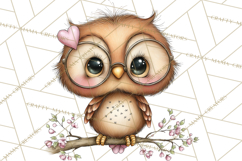 Enchanted Forest Fairies Clipart PNG, Woodland Valentine Art Product Image 4