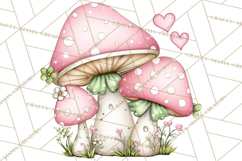 Enchanted Forest Fairies Clipart PNG, Woodland Valentine Art Product Image 5