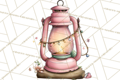 Enchanted Forest Fairies Clipart PNG, Woodland Valentine Art Product Image 5