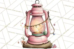 Enchanted Forest Fairies Clipart PNG, Woodland Valentine Art Product Image 5