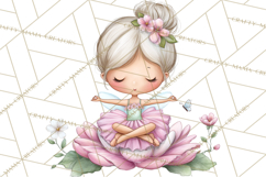 Enchanted Forest Fairies Clipart PNG, Woodland Valentine Art Product Image 5