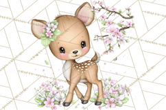 Enchanted Forest Fairies Clipart PNG, Woodland Valentine Art Product Image 3