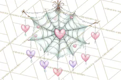 Enchanted Forest Fairies Clipart PNG, Woodland Valentine Art Product Image 5