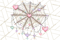 Enchanted Forest Fairies Clipart PNG, Woodland Valentine Art Product Image 3