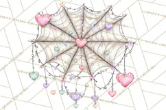 Enchanted Forest Fairies Clipart PNG, Woodland Valentine Art Product Image 3