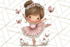 Enchanted Forest Fairies Clipart PNG, Woodland Valentine Art Product Image 5