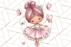 Enchanted Forest Fairies Clipart PNG, Woodland Valentine Art Product Image 2