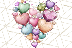 Enchanted Forest Fairies Clipart PNG, Woodland Valentine Art Product Image 2
