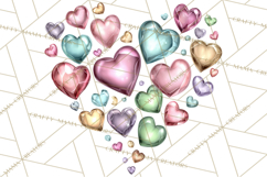 Enchanted Forest Fairies Clipart PNG, Woodland Valentine Art Product Image 3