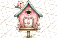 Enchanted Forest Fairies Clipart PNG, Woodland Valentine Art Product Image 2